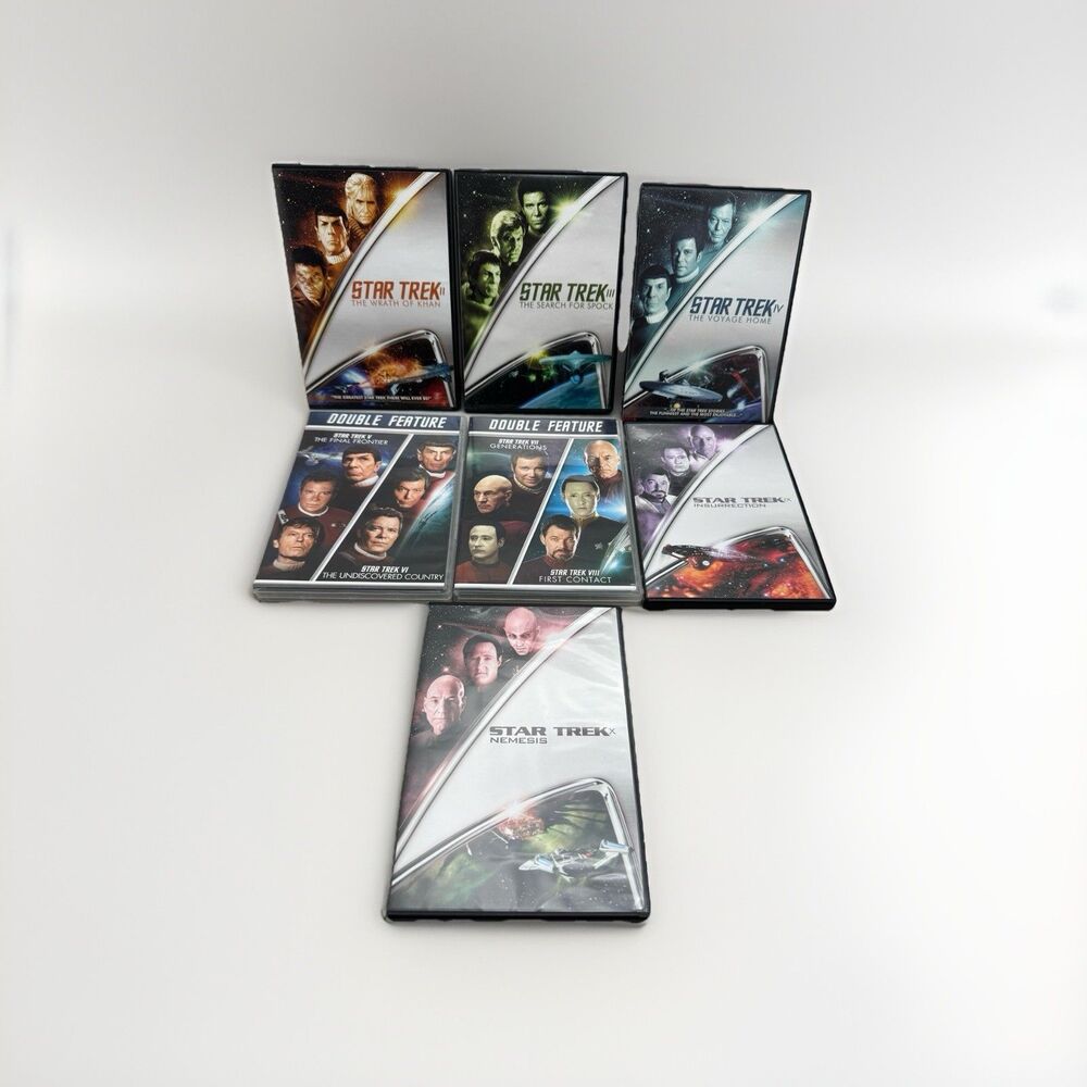 Star Trek DVD Lot of 9 II to X Spock Voyage Home Nemesis Khan First Contact
